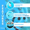 SWIMLINE | Inflatable Pool Float for Adults | 63" | Sprout Society Smiley view 3