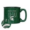 Rico Industries NCAA Michigan State Spartans Dad 12oz Laser Engraved Campfire Mug view 1