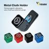 YEUEK Pool Cue Square Chalk Holder Portable Cue Chalk Holder with Silicone Clip for Chalk Billiard Cue Snooker Accessory view 2