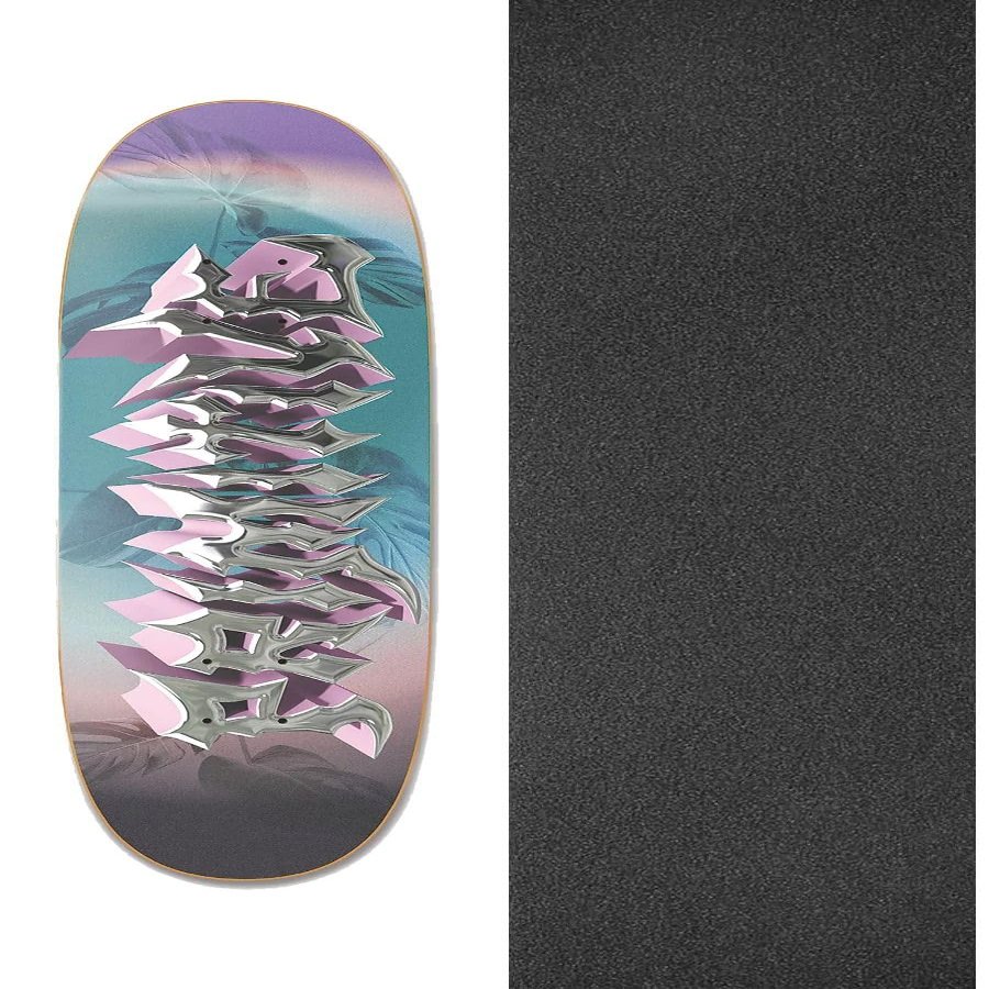 Warehouse Skateboards Primitive Skateboarding Jungle Egg Skateboard Deck - 8.75"" x 32"" with Jessup Grip Tape Black Griptape - Bundle of 2 Items