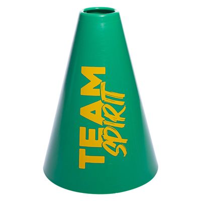Anderson's Green and Gold Team Spirit Megaphones, 7 Inches, Set of 20, School Colors, Fan Gear, Noisemakers, Cheerleader Accessories, Team Spirit