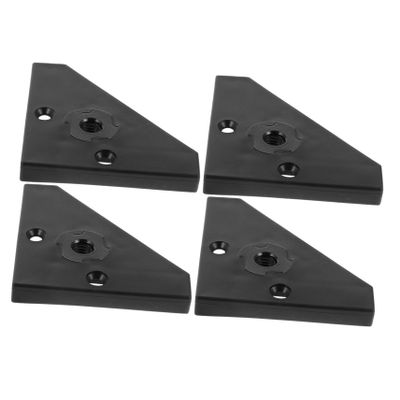Milisten 4pcs Foosball Machine Foot Pads Plastic Foot Mats for Table Soccer Replacement Parts