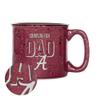 Rico Industries NCAA Alabama Crimson Tide Dad 12oz Laser Engraved Campfire Mug view 1