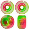 Spitfire Skateboard Wheels 54mm 90A Sapphire 50/50 Swirl Neon Pink/Green view 1