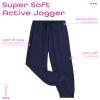 Sweet Hearts Girls Sweatpants - 3 Pack Super Soft Athletic Performance Jogger Girls Pants with Drawstring: Made in USA (5-18), Size 5-6, Black/Heather Grey/Navy view 2