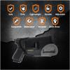 Eco-Leather Holster with Metal Clip- Adjustable - Fits: Most Mid Sizes, Like Glock 19/23, S&W M&P etc with Light or Laser (Full Size (Big Guns), Right) view 4