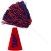 Anderson's Red and Blue Poms and Team Spirit Megaphones, Set of 20, Plastic Megaphones, Sports, Fan Gear, Homecoming, Cheerleaders view 1