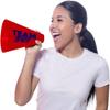 Anderson's Red and Blue Poms and Team Spirit Megaphones, Set of 20, Plastic Megaphones, Sports, Fan Gear, Homecoming, Cheerleaders view 4