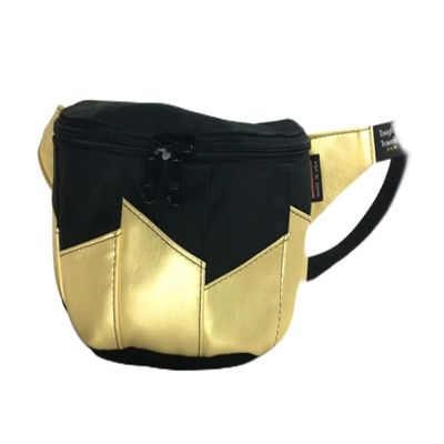 Tough Traveler | Made in USA | DECO Sling/Waist Pack Gold Leatherette