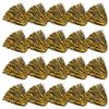 Anderson's Black and Gold Poms and Team Spirit Megaphones, Set of 20, Plastic Megaphones, Sports, Fan Gear, Homecoming, Cheerleaders view 2