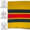 Arcturus Rainier Wool Blanket - 4.5lbs Warm, Heavy, Washable, Large | Great for Camping, Outdoors, Survival & Emergency Kits (North Cascades) view 3