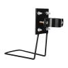 NineFit Basics Universal Bike Basket Mounting Kit for Easy Installation, L Bracket 4.7 to 5.4, Black view 1