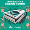 Outdoor Crusier Inflatable Stand Up Paddle Board, Ultra Portable & Lightweight, Wide Stable Non-Slip Design, Complete SUP Accessories, Drop-Stitch Material view 2