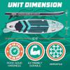 Outdoor Crusier Inflatable Stand Up Paddle Board, Ultra Portable & Lightweight, Wide Stable Non-Slip Design, Complete SUP Accessories, Drop-Stitch Material view 3