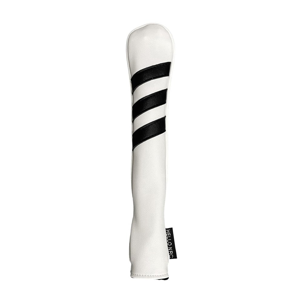 NineFit Basics Premium Golf Club Cover for Alignment Stick Protection, White, 35cmx6cm