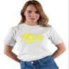 5X-Large White Mens Love Pickleball Cursive Cute Fashion T-Shirt view 1