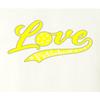 5X-Large White Mens Love Pickleball Cursive Cute Fashion T-Shirt view 4