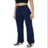 keriffe Women's Straight Leg Dress Pants Stretchy Work Trousers Navy Blue view 2