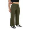 keriffe Women's Straight Leg Pants High Waisted Button Stretchy Business Work Dress Casual Trousers Multiple Pockets Army Green view 4