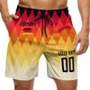 2024 Germany Shorts Custom Soccer Beach Trunks,German Fans Gifts Personalized Name & Number,Men Youth,S-3XL