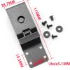 1 Set Deep Carry Pocket Clip Fits for Knife Case K Sheath, Custom Stainless Back Clip Waist Clip with 2 Sets Screws view 2