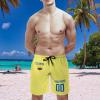 2024 Colombia Shorts Custom Soccer Beach Trunks,Colombia Fans Gifts Personalized Name & Number,Men Youth,S-3XL view 2