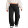 keriffe Women's Straight Leg Dress Pants Stretchy Work Trousers Black view 1