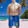 2024 Bosnia and Herzegovina Shorts Custom Soccer Beach Trunks,Bosnia and Herzegovina Fans Gifts Personalized Name & Number,Men Youth,S-3XL view 2