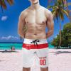 2024 Turkey Shorts Custom Soccer Beach Trunks,Turkey Fan Gifts Personalized Name & Number,Men Youth,S-3XL view 2