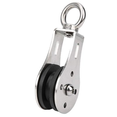 HUAOSN Silent Lifting Pulley, Fitness Equipment Beaannulus Suspending Wheel, Stainless Steel and Nylon for Indoor/Outdoor Use