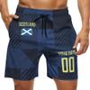 2024 Scotland Shorts Custom Soccer Beach Trunks,Scottish Fans Gifts Personalized Name & Number,Men Youth,S-3XL view 1