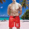2024 Macedonia Shorts Custom Soccer Beach Trunks,Macedonian Fans Gifts Personalized Name & Number,Men Youth,S-3XL view 2