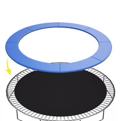 SUOGROLI 15/16FT Trampoline Safety Pad Spring Cover Edge Protection Mat Waterproof Pad Trampoline Accessories,15FT,Blue