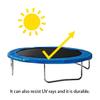 SUOGROLI 15/16FT Trampoline Safety Pad Spring Cover Edge Protection Mat Waterproof Pad Trampoline Accessories,15FT,Blue view 2