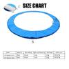 SUOGROLI 15/16FT Trampoline Safety Pad Spring Cover Edge Protection Mat Waterproof Pad Trampoline Accessories,15FT,Blue view 3