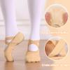 Bezioner Ballet Slippers for Girls Highly Elastic Girls Ballet Shoes Split Sole Dance Shoes for Toddler/Kid/Women Beige 5 view 3
