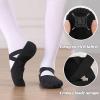 Bezioner Ballet Slippers for Girls Highly Elastic Girls Ballet Shoes Split Sole Dance Shoes for Toddler/Kid/Women Black 9 Little Kid view 3