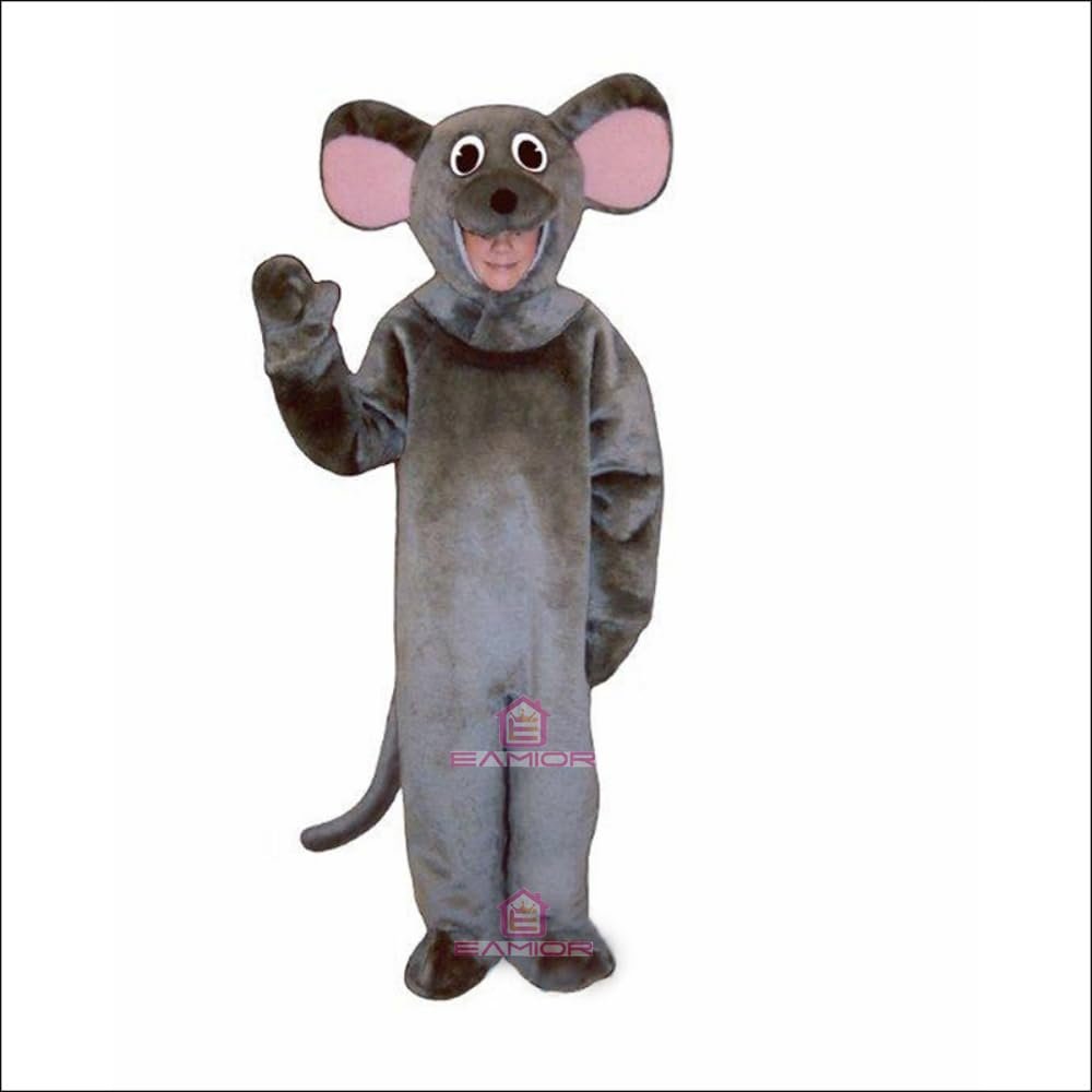 Wise Mouse Mascot Costume Adult Size for Men & Women with Built-in Fan Inside the Head