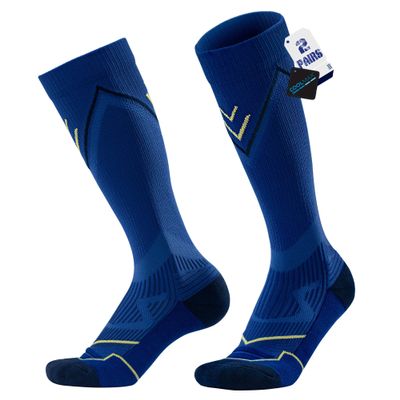 BRISIRA Compression Soccer Socks Men Women Coolmax Bamboo Viscose Knee High Socks for Baseball Athletic Cushion & Cooling