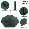 ZDSSM Automatic Open Golf Umbrella, 54/62/68/72 inch Extra Large Oversize Double Canopy Vented Stick Umbrellas, Windproof Waterproof Umbrella for Men And Women view 4