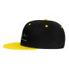 NMNRRPTLS Cerebral Palsy Awareness Flat Bill Hat Kids Fashion Hip Hop Style Contrast Color Flat Brim Hat Yellow view 3
