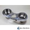 Make A Wake Marine Boat T-Top Tower Double Cup Holder Clamp on, Aluminum view 3