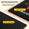 Home Gym Workout Mats for Long Jump 50x200cm, Stretching Yoga Pad with Emoji, Kid Jump Rope Mat for Carpeted/Tiles/Smooth/Floor view 4