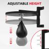 WYGVNR Hardwood Speed Bag Platform kit, Adjustable Speed Bag Mount Swivels for Boxing Training, Workout (Black) view 4