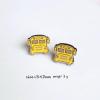 Pingyongchang 6 Pairs Cute Teacher Stud Wood Earrings Funny Handmade Colorful Book Pencil Crayon Ruler Wooden Student Earrings for Women Back to School Jewelry Teacher Graduation Gift-Set B view 3