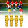 Fancyes 4 Pieces Foosball Man Foosball Guys Replacement Mini Foosball Accessories for Table Game Sculpture 5/8" Table Soccer Player, Yellow view 3