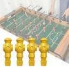Fancyes 4 Pieces Foosball Man Foosball Guys Replacement Mini Foosball Accessories for Table Game Sculpture 5/8" Table Soccer Player, Yellow view 4