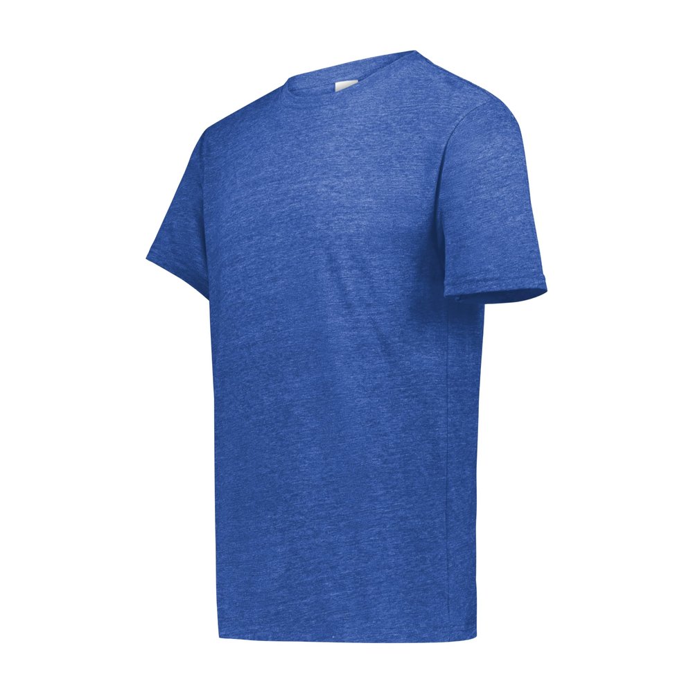 Augusta Sportswear Youth All-Day Core Basic Tri-Blend Tee, Royal Heather, L