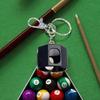 Aosekaa Pool Cue Chalk Holder Chalk Case with Keychain Lightweight Compact Practical Tool Chalk Boxes Chalk Pocket for Games Snooker, Black view 4