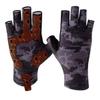 SUJAYU Fishing Gloves - Anti-slip Silicone Sailing & Kayak Gloves, UV & Sun Protection, Fly Fishing Accessories (Black, Medium) view 1